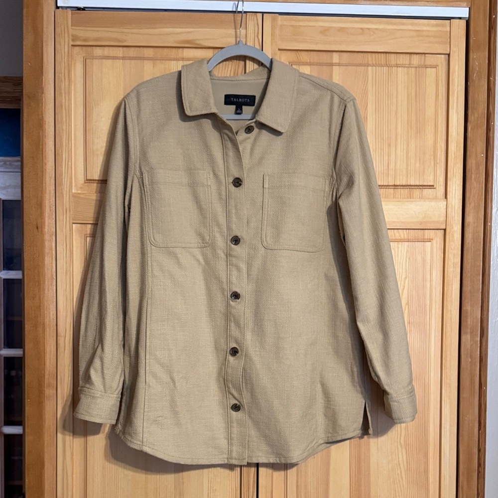Talbots shirt jacket